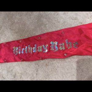 ‘Birthday Babe’ light up Sash!